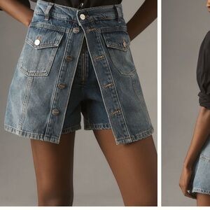 Pilcro Country Denim Skort